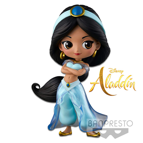 Disney Q Posket Aladdin Princesse Jasmine 14cm Pastel Color